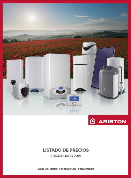 Catálogo-Tarifa Ariston 2015
