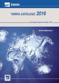 Catálogo Tarifa Ebara 2016