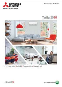 Catálogo Tarifa Mitsubishi Electric 2016