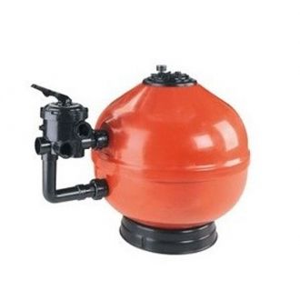 Filtro de piscina soplado D-500 con válvula lateral.