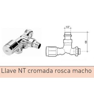 Grifería Baxi llave NT 16 rosca macho monotubo derecha