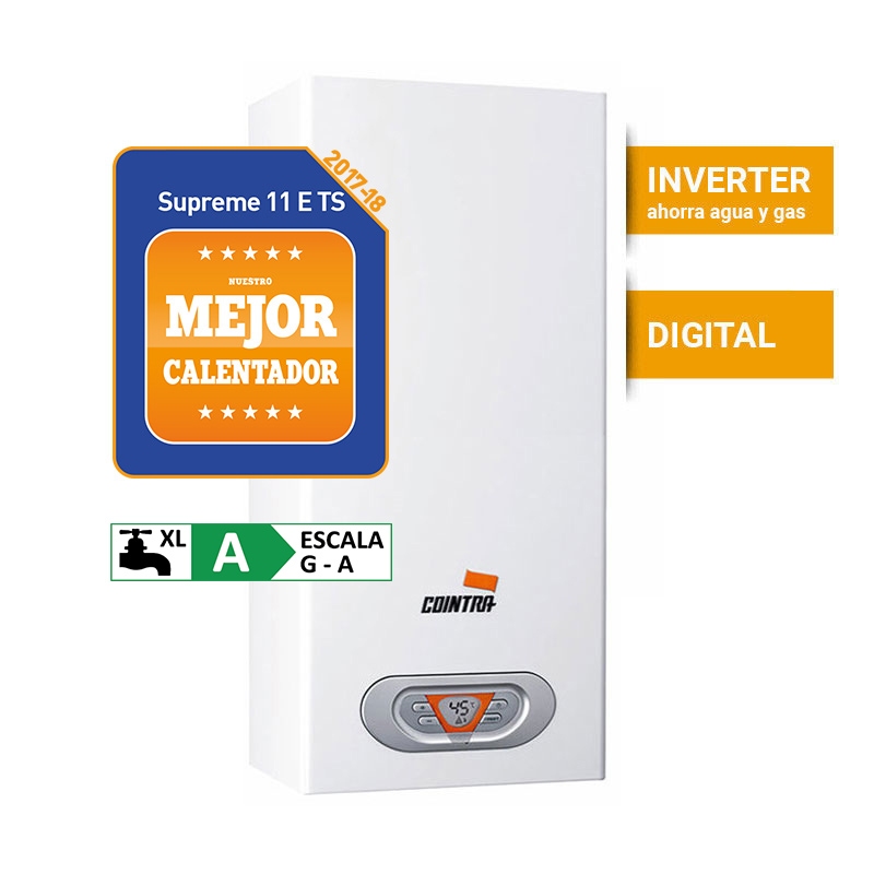 Calentador Cointra Supreme 11 E Estanco + kit salida gases